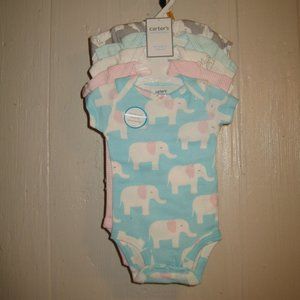 Carter’s 5-pk short-sleeve NEWBORN BODYSUITS